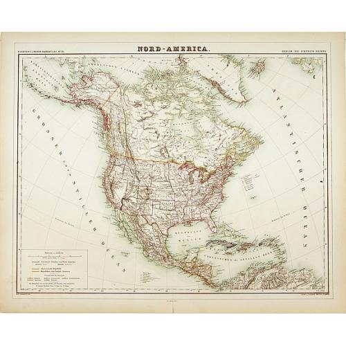 Old map image download for Nord-America