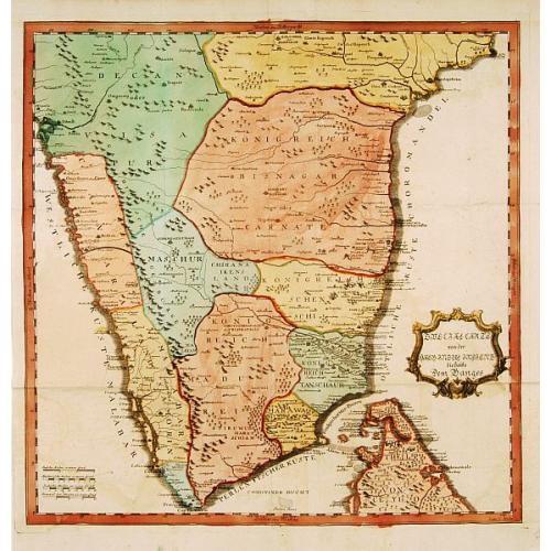 Old map image download for ..Karte von der halb=Insil Indiens diesseits dem Ganges.