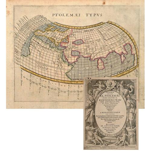Old map image download for Ptolemaei Typus.