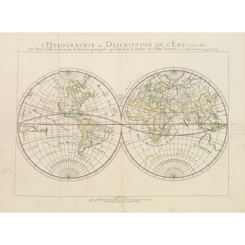 Old map image download for L'Hydrographie ou Description de L'Eau..