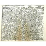 Old map image download for Gouvernement General du Daufine, et de pays..