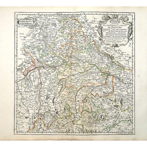 Old map image download for Bayern Baviere..