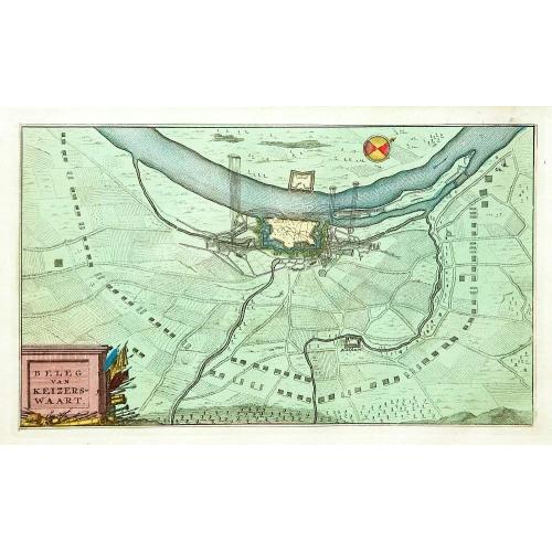 Old map image download for Beleg van Keizerswaart.