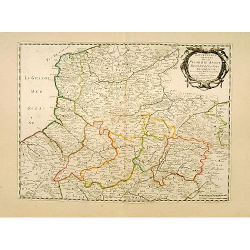 Old map image download for Gouvernement General de la Picardie..
