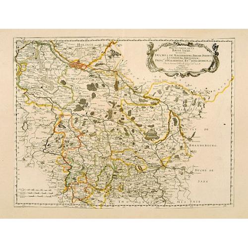 Old map image download for Haute Partie de la Basse Saxe..