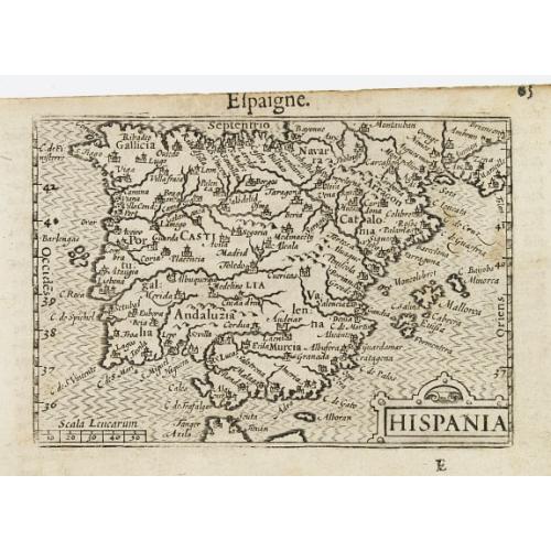 Old map image download for Hispania.