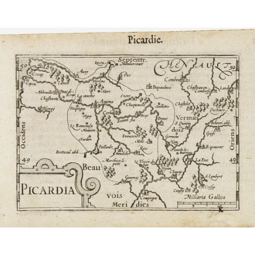 Old map image download for Picardia / Picardie.