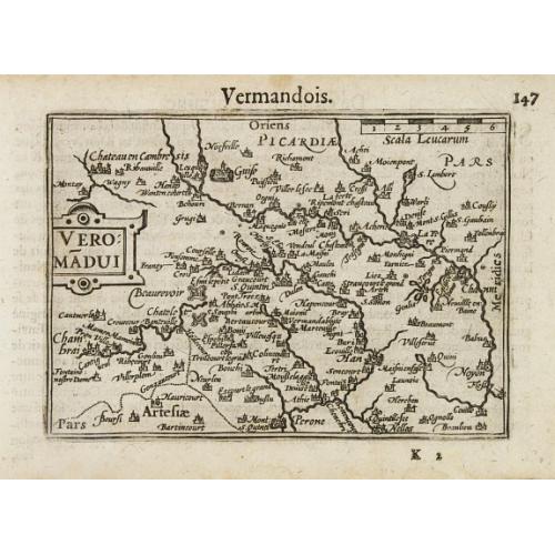 Old map image download for Veromandui / Vermandois.
