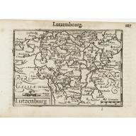 Old map image download for Lutzembourg / Luxembourg.