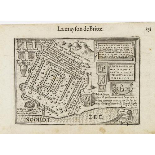 Old map image download for La Mayson de Britte.