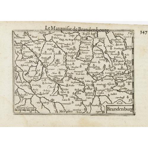 Old map image download for Brandenburg / Marquisat de Brandebourg.