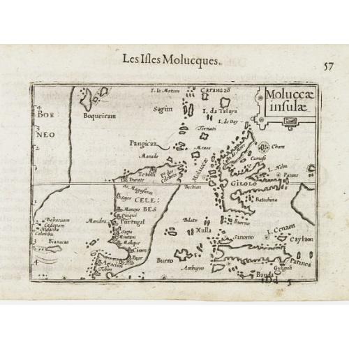 Old map image download for Moluccae Insulae [Molucca].