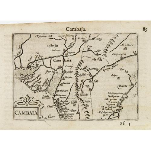 Old map image download for Cambaia.