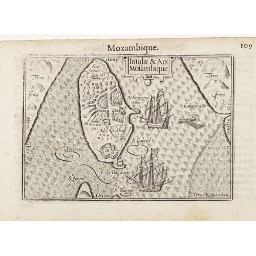 Old map image download for Insulae et Ars Mosambique / Mozambique.