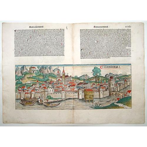 Old map image download for Sexta Etas Mundi. Constancia. [Constance]