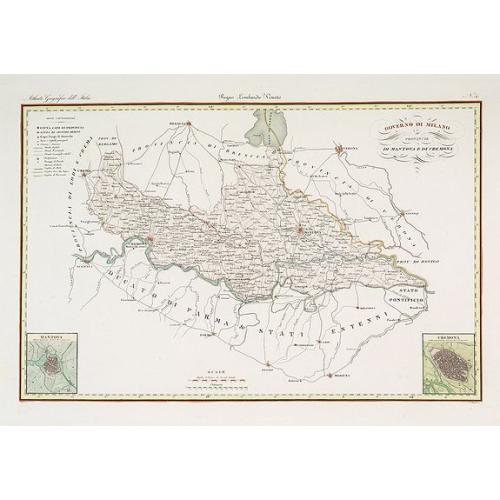 Old map image download for Governo di Milano / Provincia di Mantova e Cremona.