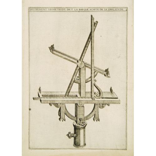 Old map image download for Instrument geometrique dict la barque..