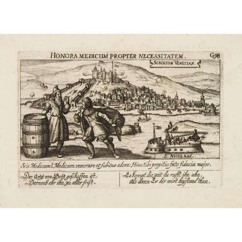 Old map image download for Sibinium Venetian.