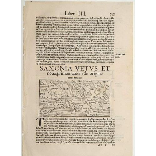 Old map image download for Saxonia Vetus et Nova . . .