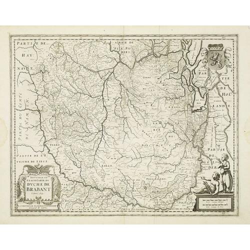Old map image download for Nouvelle et exacte Carte du Duche de Brabant. . .