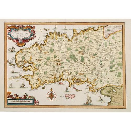 Old map image download for Carte de Bretagne. [12].