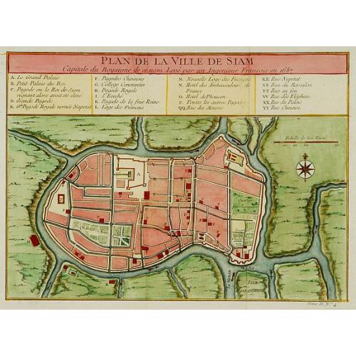Plan de la ville de Siam.