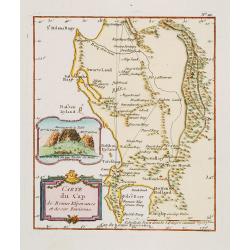 Carte du Cap de Bonne Esperance et de ses Environs.