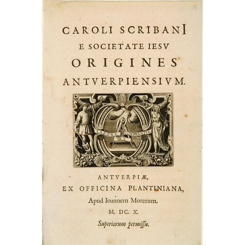 [Title page] from "Caroli Scribani..".