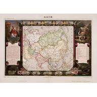 Old, Antique map image download for Asia.