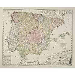 Image download for Karte von dem Konigreiche Spanien.