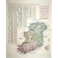 Old map image download for Isle et Royaume d'Irlande..