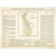 Old, Antique map image download for Carte Géographique .. Delaware.
