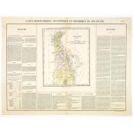 Old, Antique map image download for Carte Géographique .. Delaware.