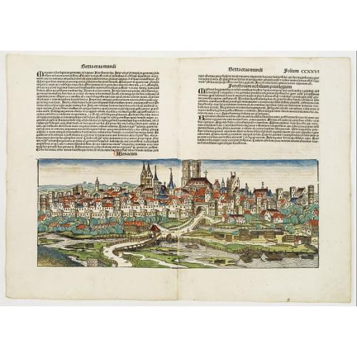 Old map image download for Monacum. [Munich Folio CCXXVI ]