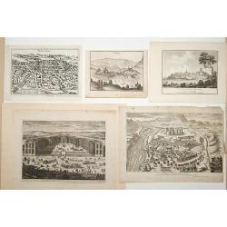 Chambery / Turo / Coucy le Chateau. . . [5 prints]