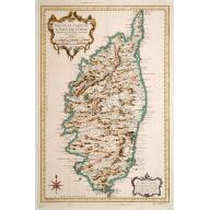 Old map image download for Nouvelle Carte de L'Isle de Corse..