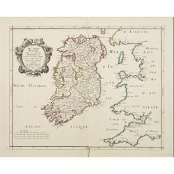 Irlande Royaume divisé en ses quatre provinces..