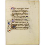 Old, Antique map image download for Manuscript leaf on vellum.