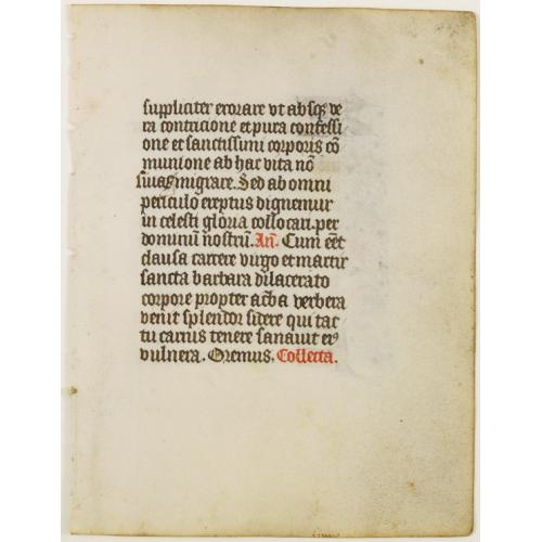 Old map image download for Manuscript leaf on vellum.