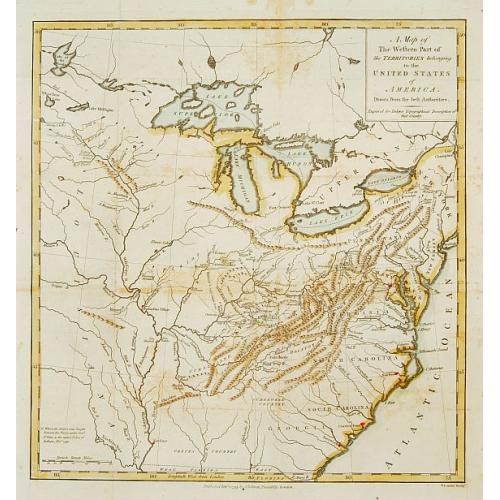 Old map image download for Western Part of the Territories.
