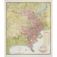 Old map image download for Pianta della citta di Napoli.
