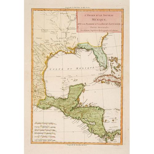 Old map image download for L'Ancien et le nouveau Mexique avec la Floride..