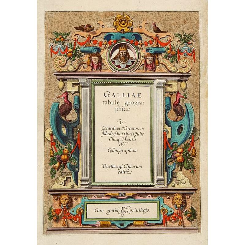 [Titlepage] Galliae tabulae geographicae..