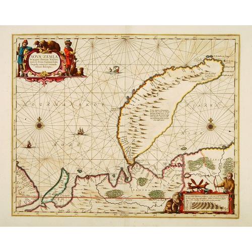 Old map image download for Nova Zemla..