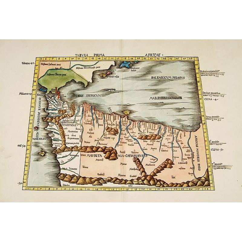 Tabula prima Africae.