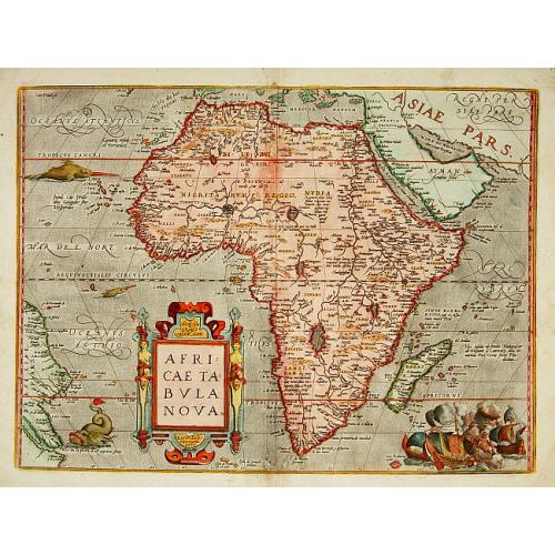 Old map image download for Africae Tabula Nova.