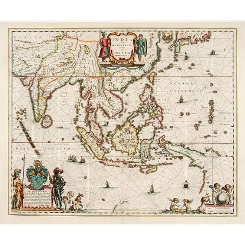 Old map image download for India quae Orientalis..
