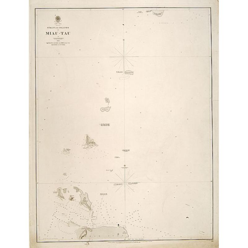 China Sea - Strait and Islands of Miau-Tau.