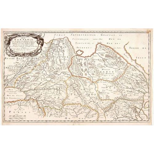 Rare, antique map of Description de la Tartarie..