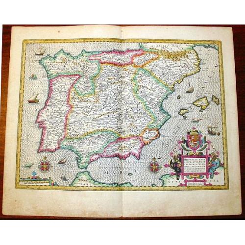 Old map image download for Hispaniae Nova descriptio..